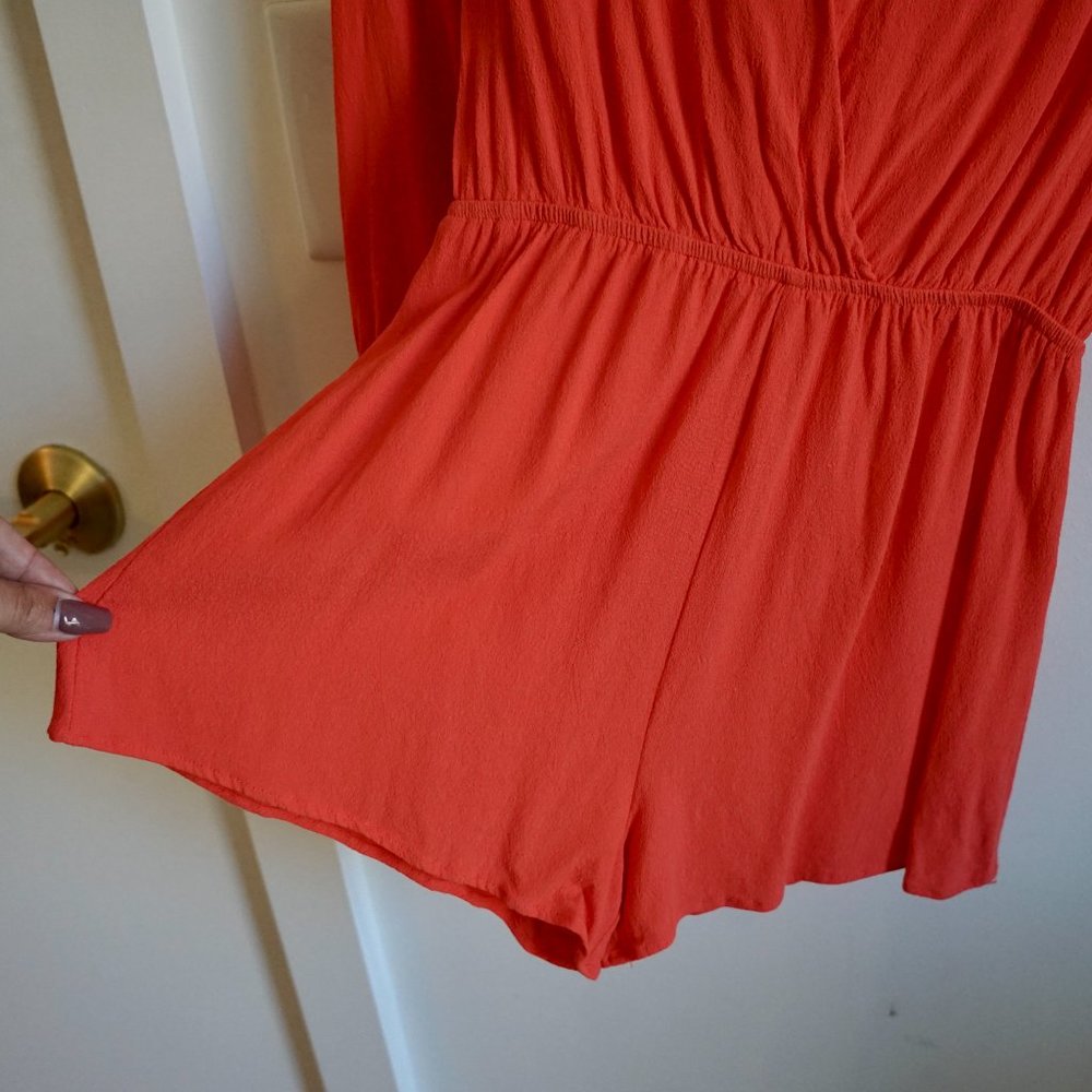 Superdown Tamara Open Front Romper Size Xs In Pop… - image 8